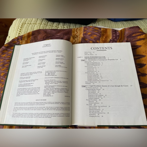 Hotel, Restaurant, and Travel Law Book A Preventive Approach—6th Edition Vintage - Picture 4 of 13